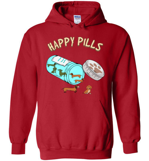 Happy Pills Dachshund Hoodie