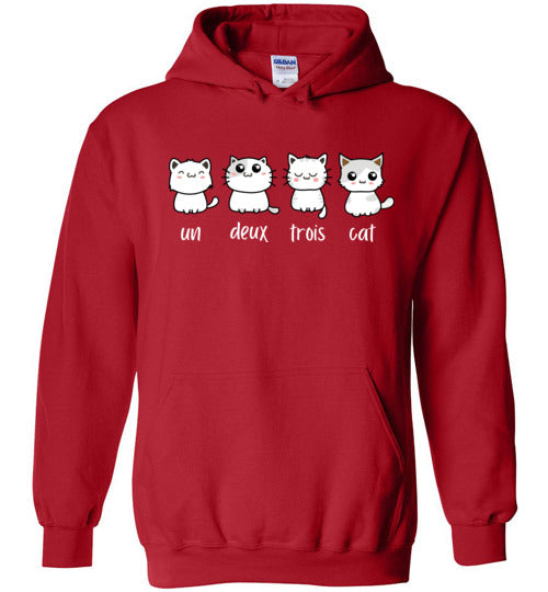 Un Deux Trois Cat Hoodie