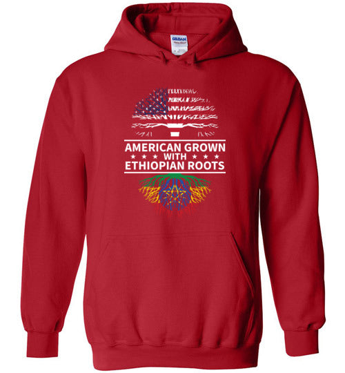 American Grown With Ethiopian Roots Hoodie