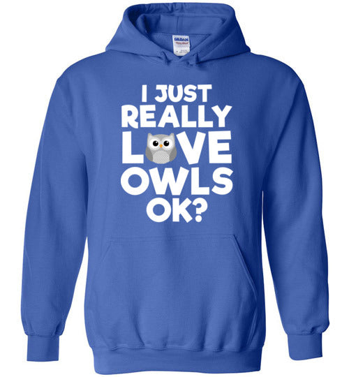 Just Really Love Owls Hoodie