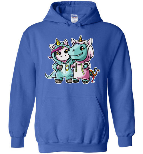 Unicorn T-Rex Costumes Hoodie