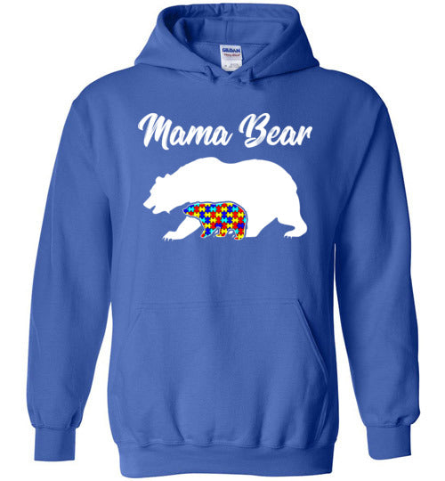 Mama Bear Autism Awareness Hoodie