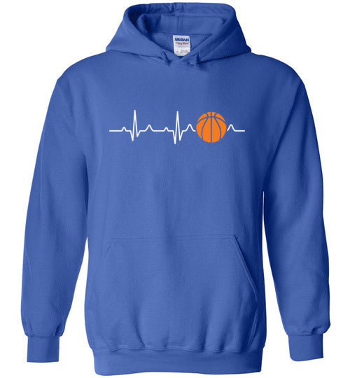 Basketball Heartbeat Hoodie