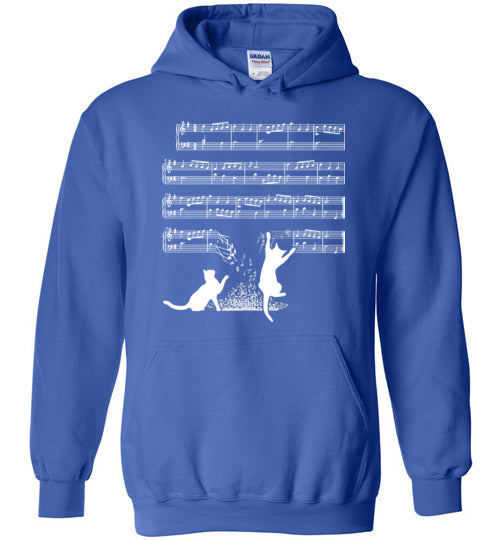 Cat Music Sheets Hoodie