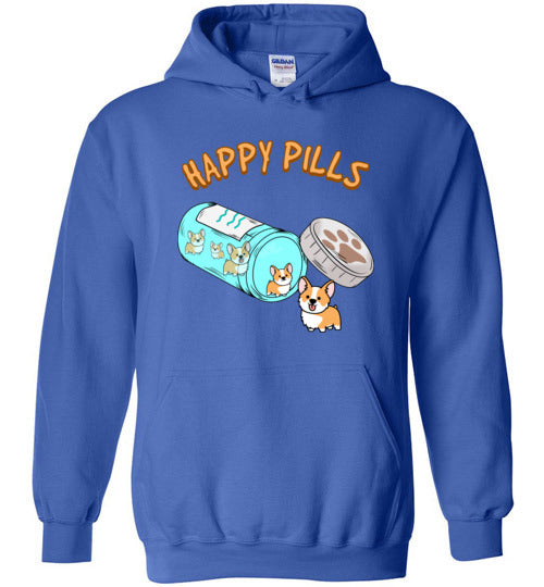 Happy Pills Corgi Hoodie