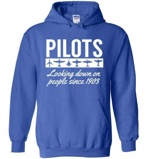 Pilots Looking Down Hoodie