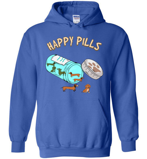 Happy Pills Dachshund Hoodie