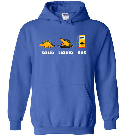 Dinosaur Solid Liquid Gas Hoodie