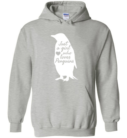 Just A Girl Who Loves Penguins Hoodie