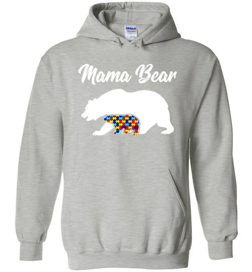 Mama Bear Autism Awareness Hoodie
