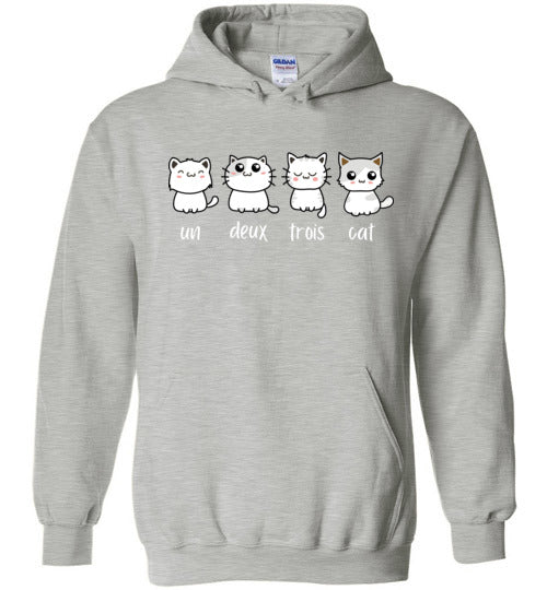 Un Deux Trois Cat Hoodie