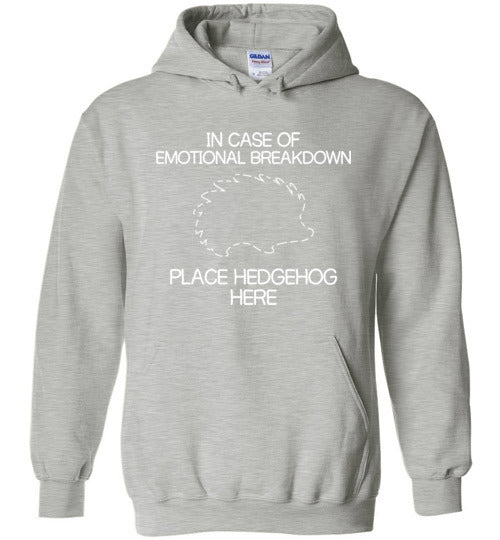 Hedgehog Emotional Breakdown Hoodie