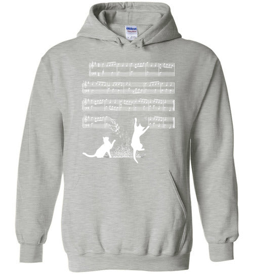 Cat Music Sheets Hoodie