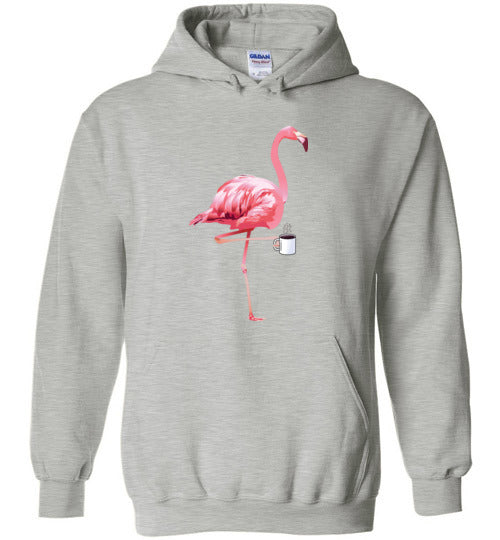 Flamingo Coffee Hoodie