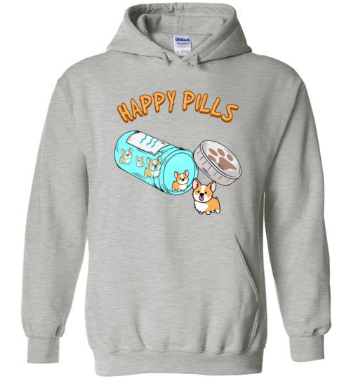 Happy Pills Corgi Hoodie