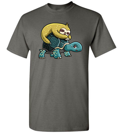 Sloth Riding Turtle Gildan Youth
