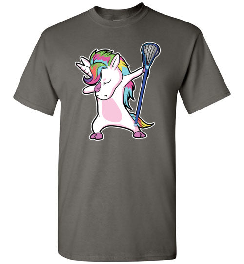 Dabbing Unicorn Lacrosse Gildan Youth