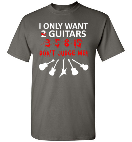 Only Want 2 Guitars Dont Judge Me Gildan Youth