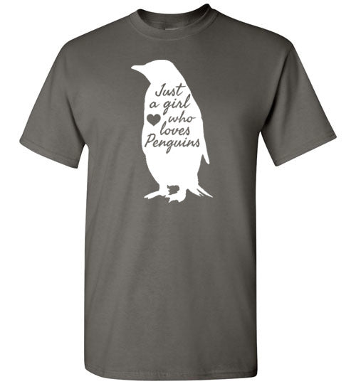 Just A Girl Who Loves Penguins Gildan Youth
