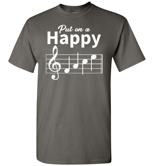Put On A Happy Face Music Gildan Youth