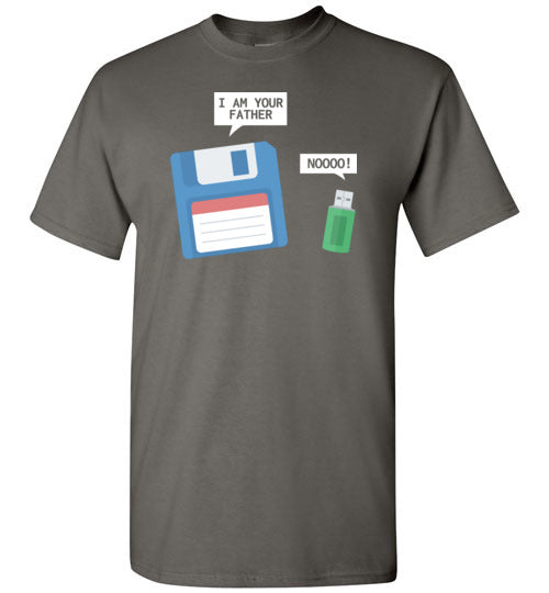 USB Floppy Disk Father Son Gildan Youth