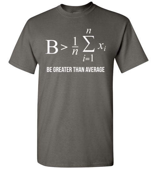 Be Greater Than Average Math Gildan Youth