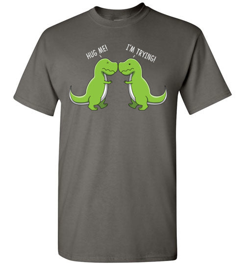 T-Rex Hug Me Im Trying Gildan Youth
