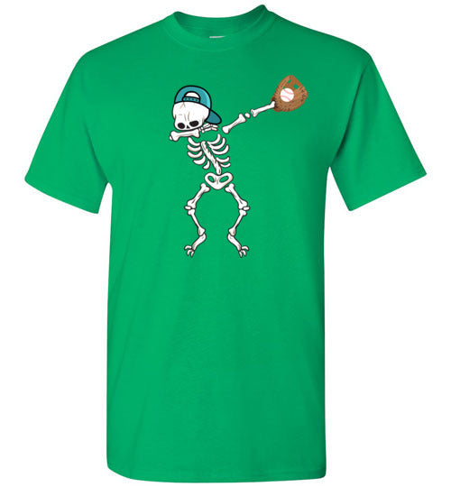 Baseball Dabbing Skeleton Youth Shirts