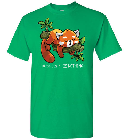 Red Panda To Do List Nothing Gildan Youth