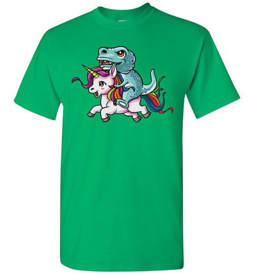 T-Rex Riding Unicorn Gildan Youth