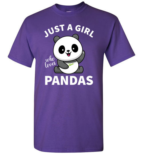 Just a Girl Who Loves Pandas Gildan Youth