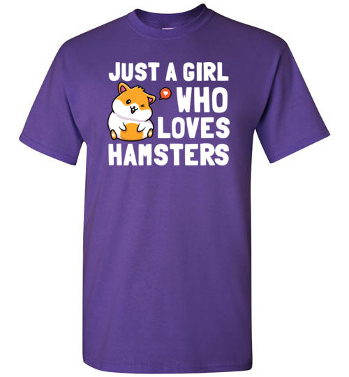 Just a girl Who Loves Hamsters Youth Gildan