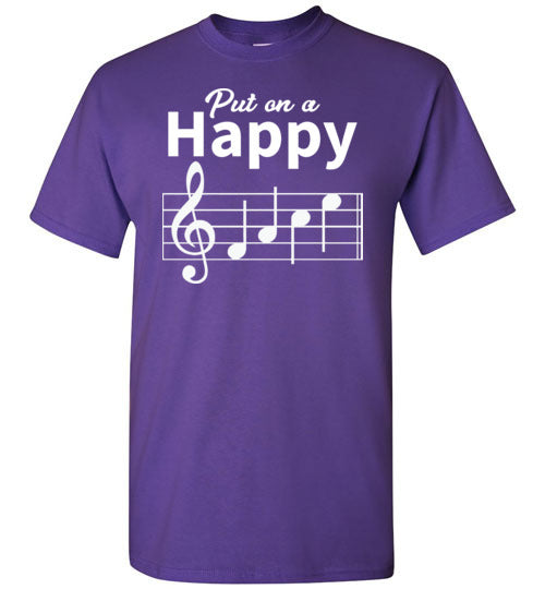 Put On A Happy Face Music Gildan Youth