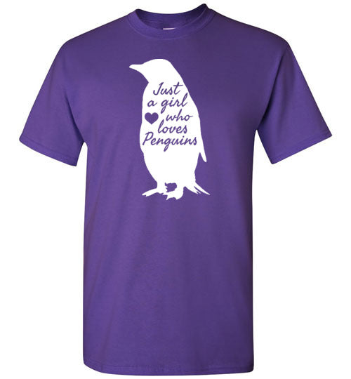 Just A Girl Who Loves Penguins Gildan Youth
