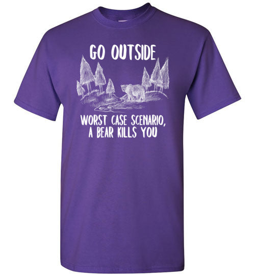 Go Outside Bear Gildan Youth