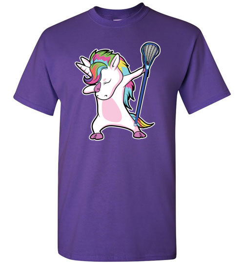 Dabbing Unicorn Lacrosse Gildan Youth