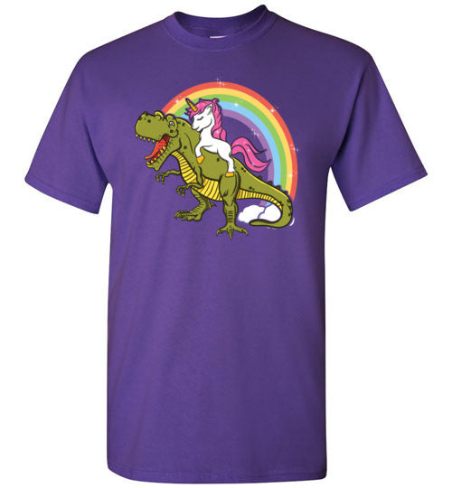 Unicorn Riding T-Rex Gildan Youth