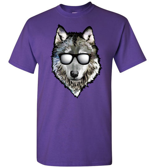 Wolf Wearing Sunglasses Gildan Youth