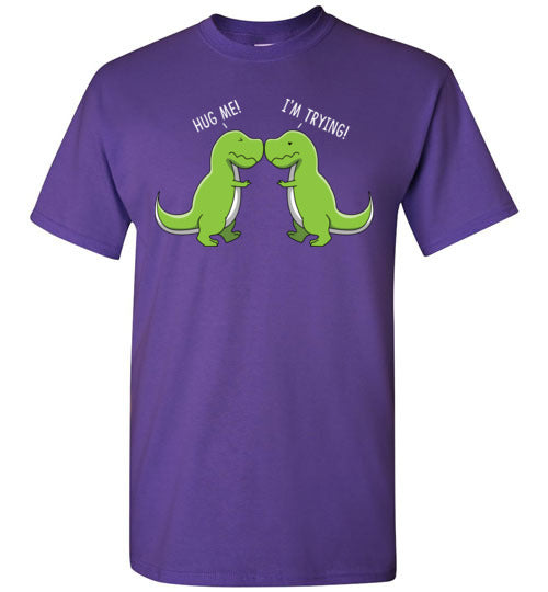 T-Rex Hug Me Im Trying Gildan Youth