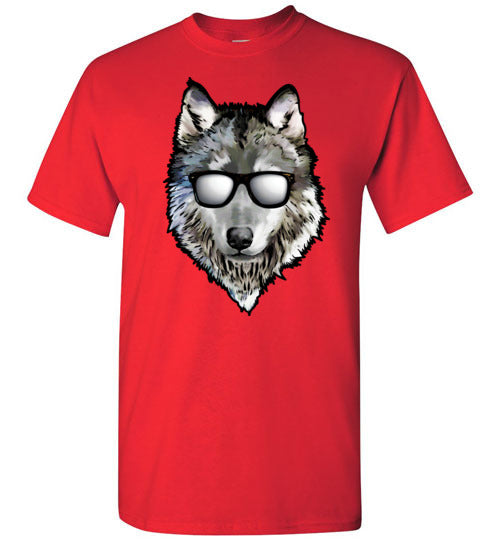 Wolf Wearing Sunglasses Gildan Youth