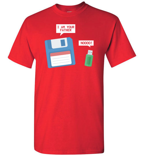 USB Floppy Disk Father Son Gildan Youth
