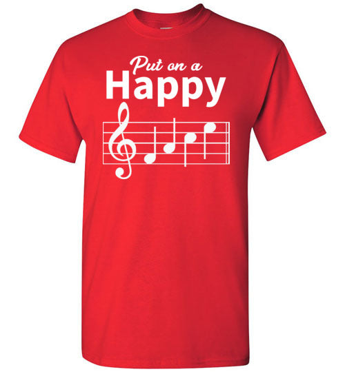 Put On A Happy Face Music Gildan Youth