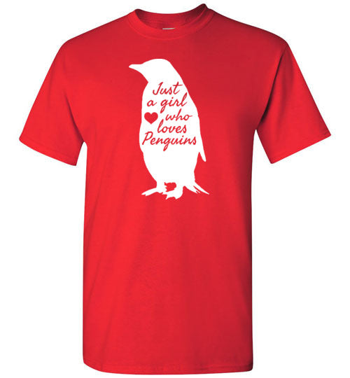 Just A Girl Who Loves Penguins Gildan Youth