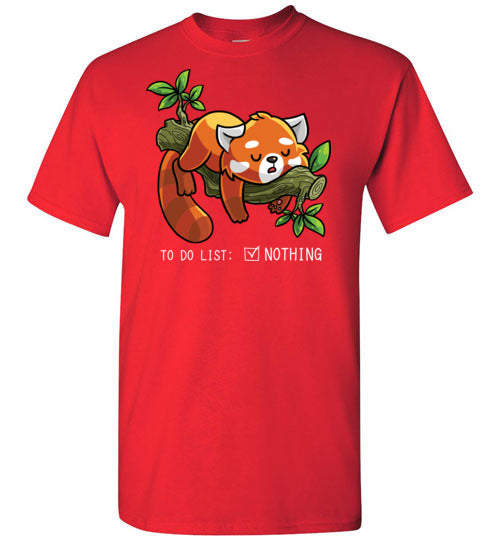 Red Panda To Do List Nothing Gildan Youth