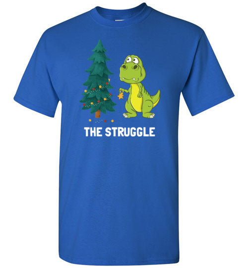 Dinosaur T-Rex Christmas Struggle Gildan Youth