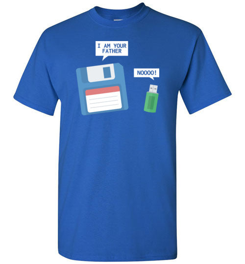 USB Floppy Disk Father Son Gildan Youth