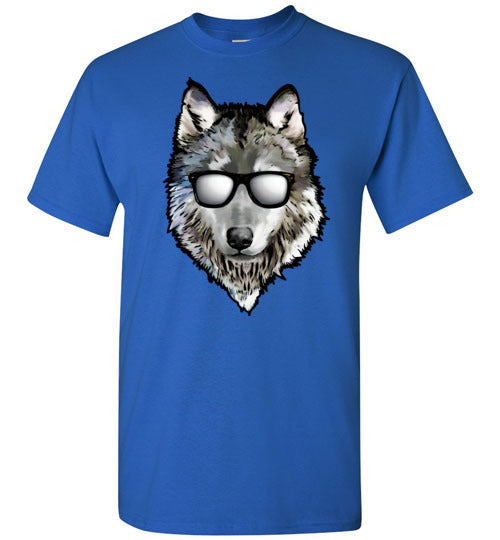 Wolf Wearing Sunglasses Gildan Youth