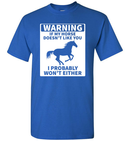 Horse Warning Gildan Youth
