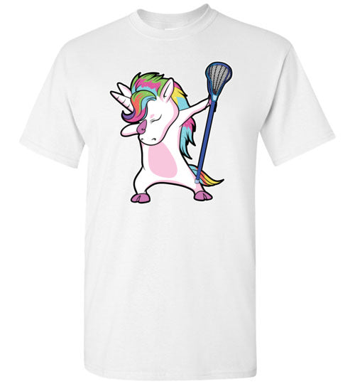 Dabbing Unicorn Lacrosse Gildan Youth