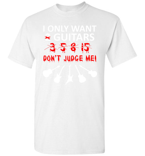 Only Want 2 Guitars Dont Judge Me Gildan Youth